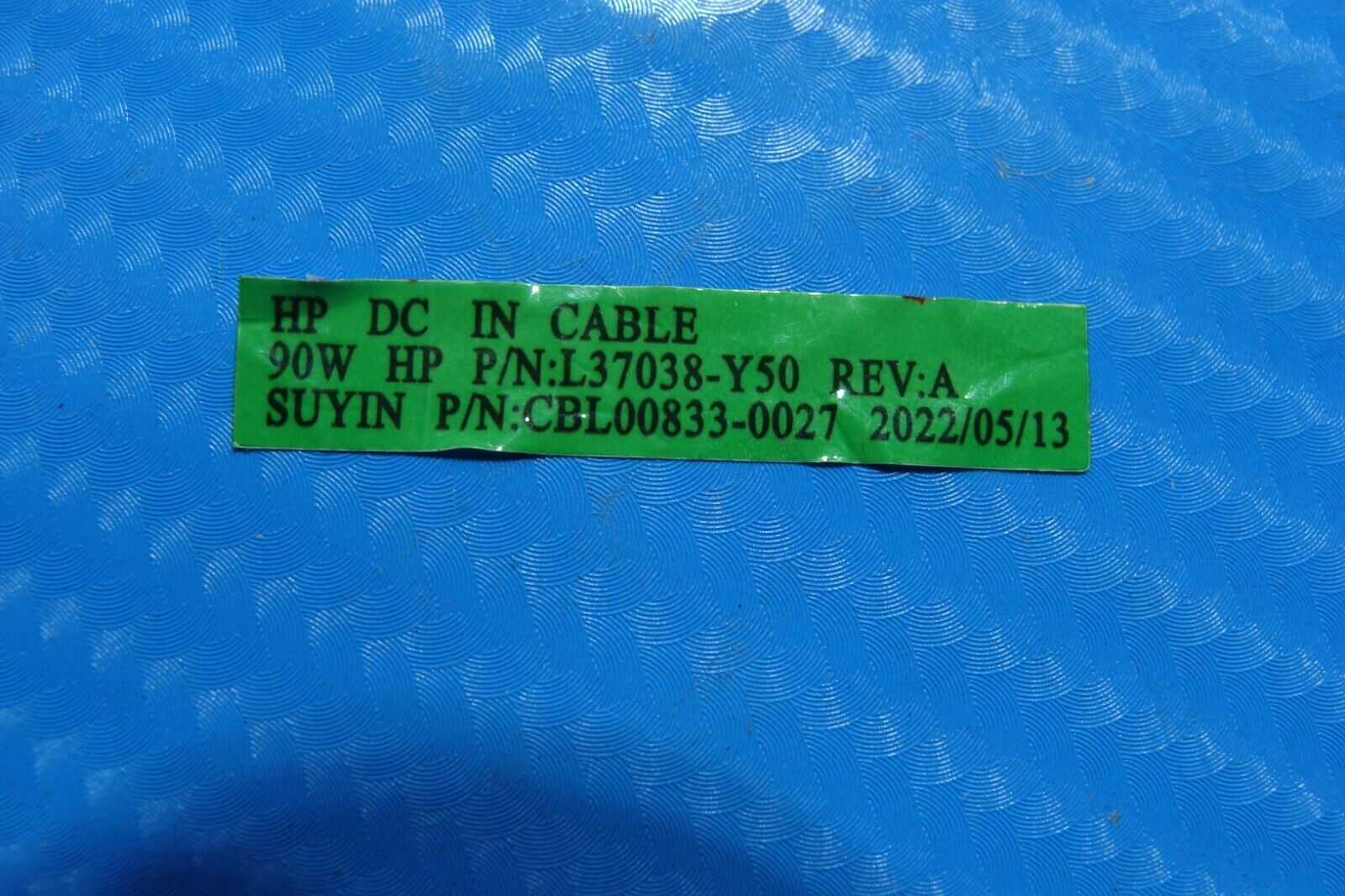 HP Pavilion Aero 13.3” 13-be1097nr OEM DC IN Power Jack w/Cable L37038-Y50