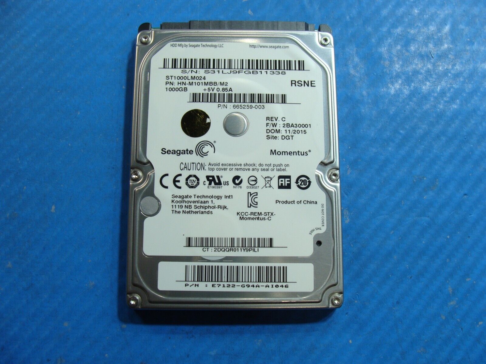 HP 15-ab253cl 1TB 5400RPM 2.5