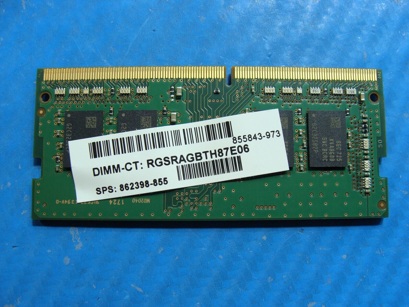 HP 15m-bp012dx Samsung 8GB 1Rx8 PC4-2400T Memory RAM SO-DIMM M471A1K43CB1-CRC