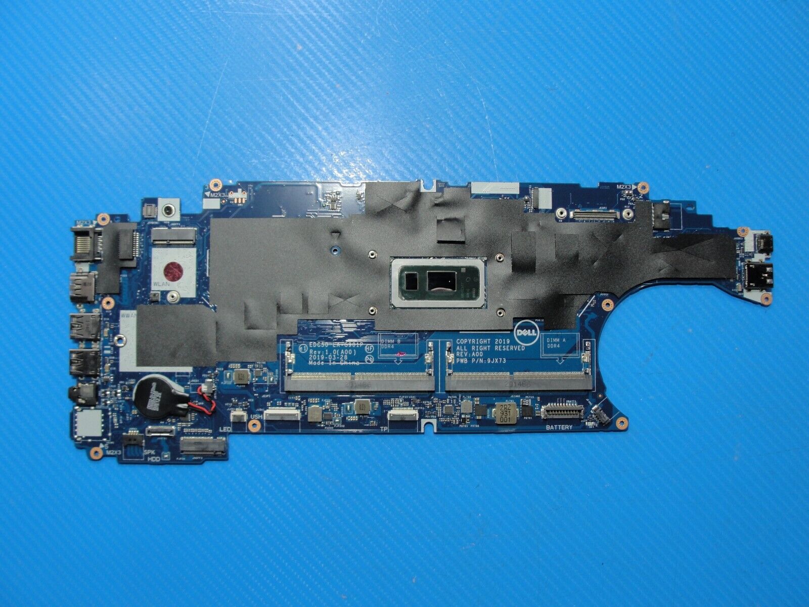 Dell Precision 15.6” 3540 OEM Intel i5-8365U 1.6GHz Motherboard 9T2PH LA-G901P