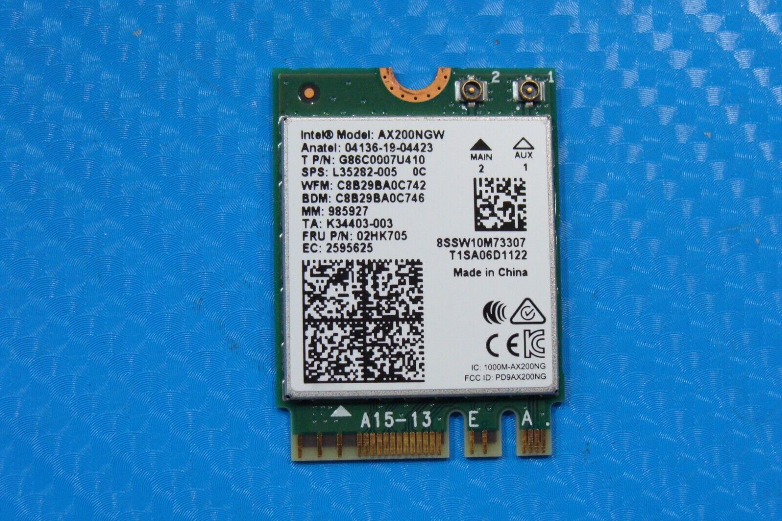 Lenovo Legion 15.6” 5 15ARH05 OEM Wireless WiFi Card AX200NGW 02HK705 L35282-005