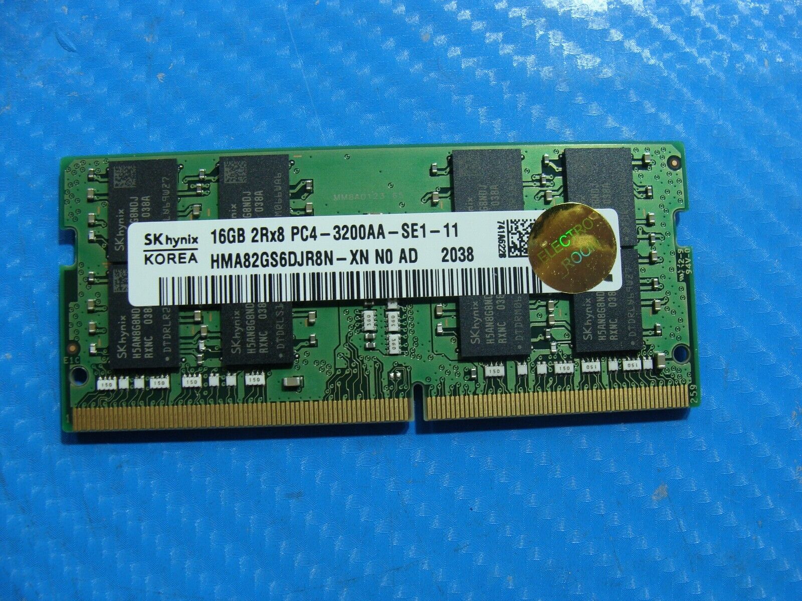 Dell 5510 SK Hynix 16GB 2Rx8 PC4-3200AA Memory RAM SO-DIMM HMA82GS6DJR8N-XN