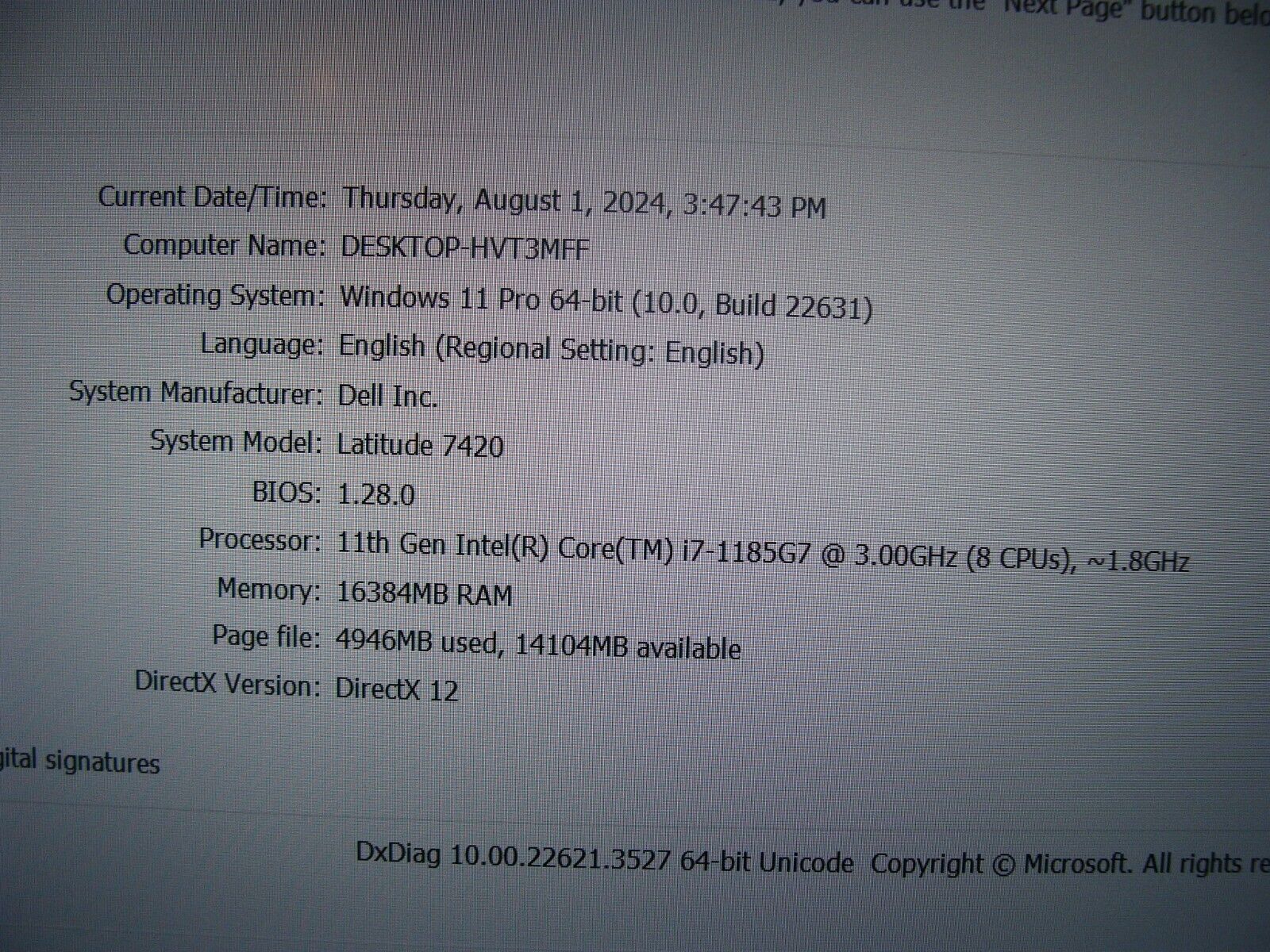 Dell Latitude  7420 14