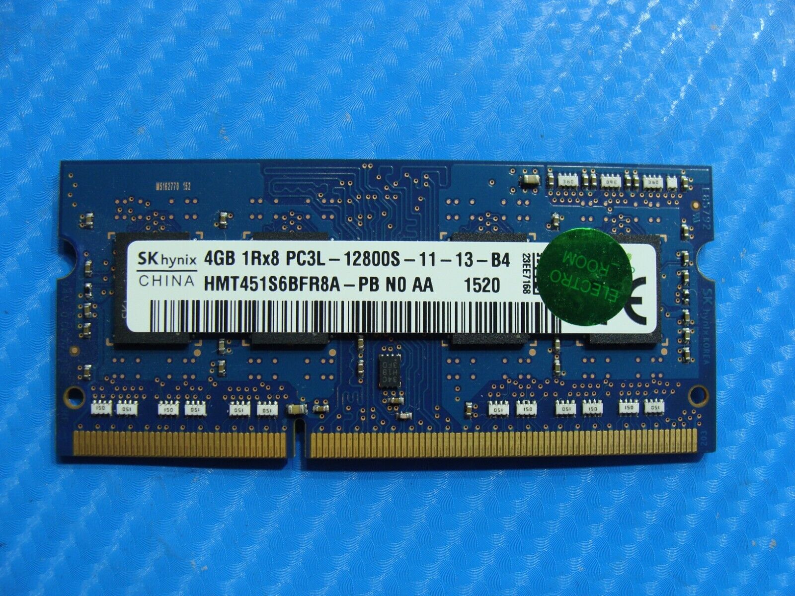 Dell 15 5558 SK Hynix 4GB 1Rx8 PC3L-12800S SO-DIMM Memory RAM HMT451S6BFR8A-PB