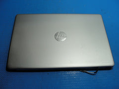 HP 15-dy2046nr 15.6" Genuine LCD Back Cover w/Front Bezel WebCam Hinge Silver