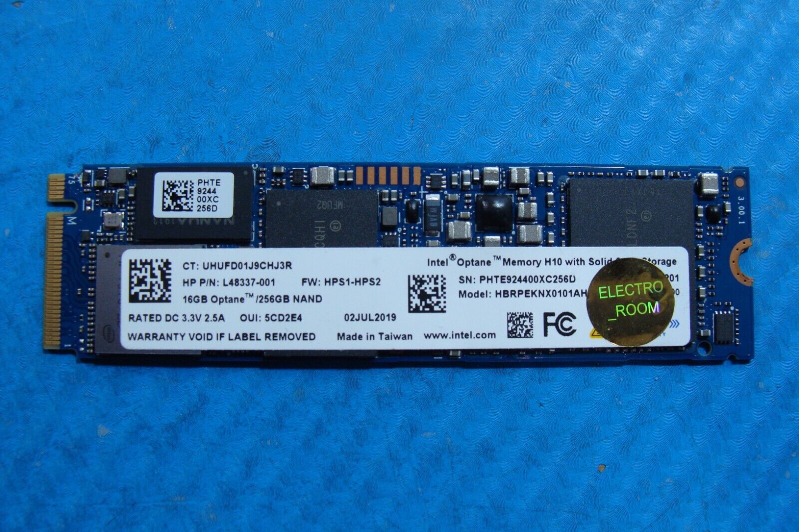 HP 15-dy0013dx Intel 16GB/256GB NVMe M.2 SSD Solid State Drive HBRPEKNX0101AH