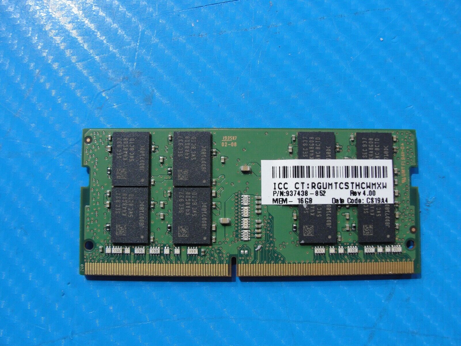 HP 840 G6 Samsung 16GB 2Rx8 PC4-2666V Memory RAM SO-DIMM M471A2K43CB1-CTD