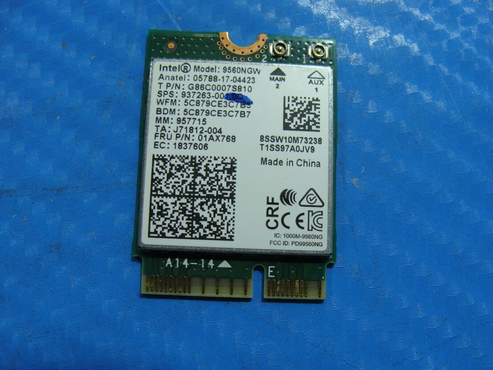 Lenovo Legion 15.6” Y545 81Q6 Genuine Laptop Wireless WiFi Card 9560NGW 01AX768