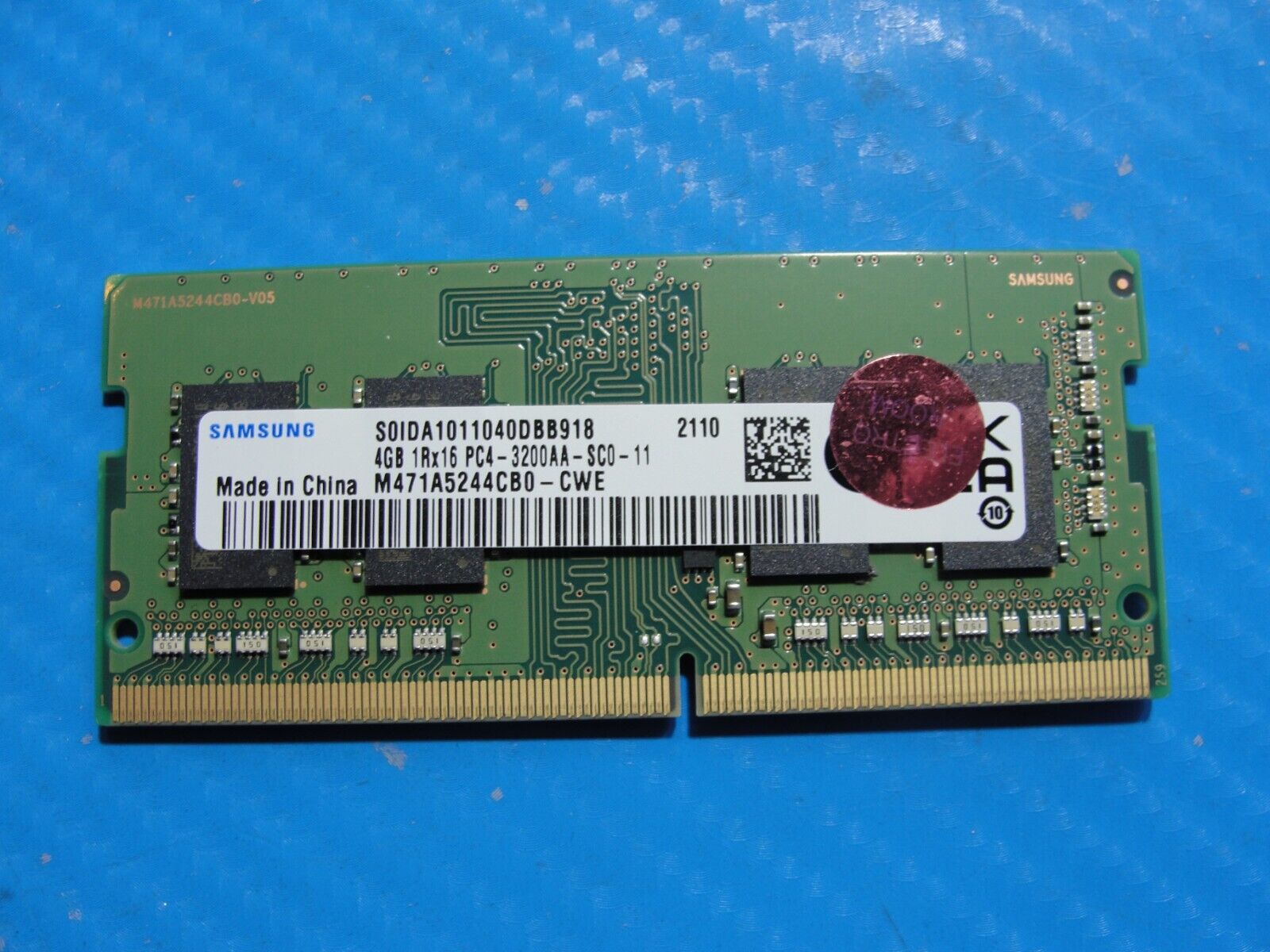 Dell 14 7415 Samsung 4GB 1Rx16 PC4-3200AA Memory RAM SO-DIMM M471A5244CB0-CWE