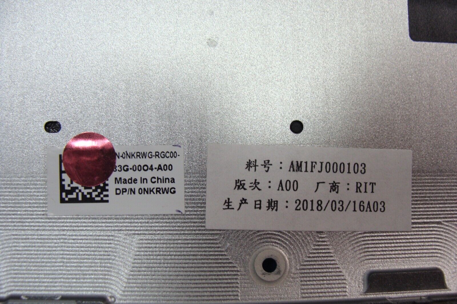Dell XPS 13.3” 13 9360 Genuine Laptop Bottom Case Base Cover NKRWG AM1FJ000103