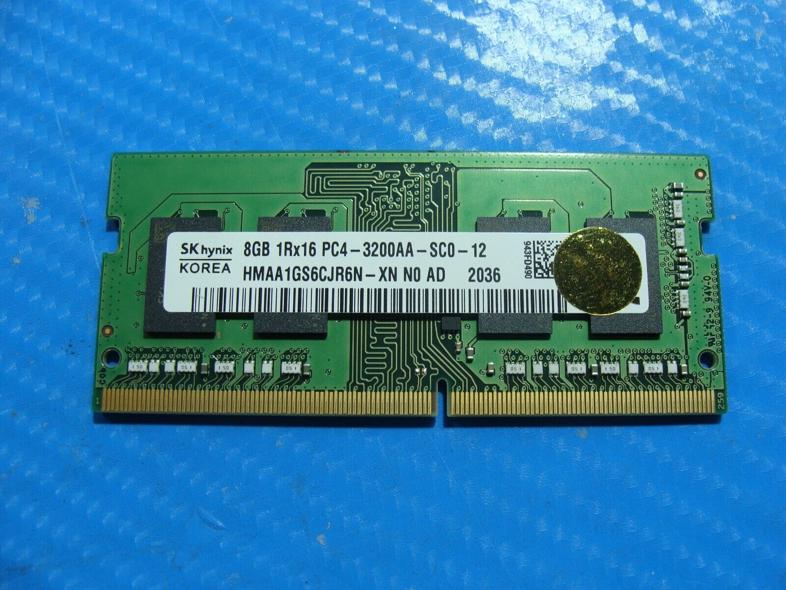 Dell 7706 2in1 SK Hynix 8GB 1Rx16 PC4-3200AA Memory RAM SO-DIMM HMAA1GS6CJR6N-XN