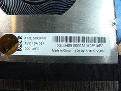 Lenovo ThinkPad 15.6" E15 OEM CPU Cooling Fan w/Heatsink 5H40S72906 AT1D3003VV0