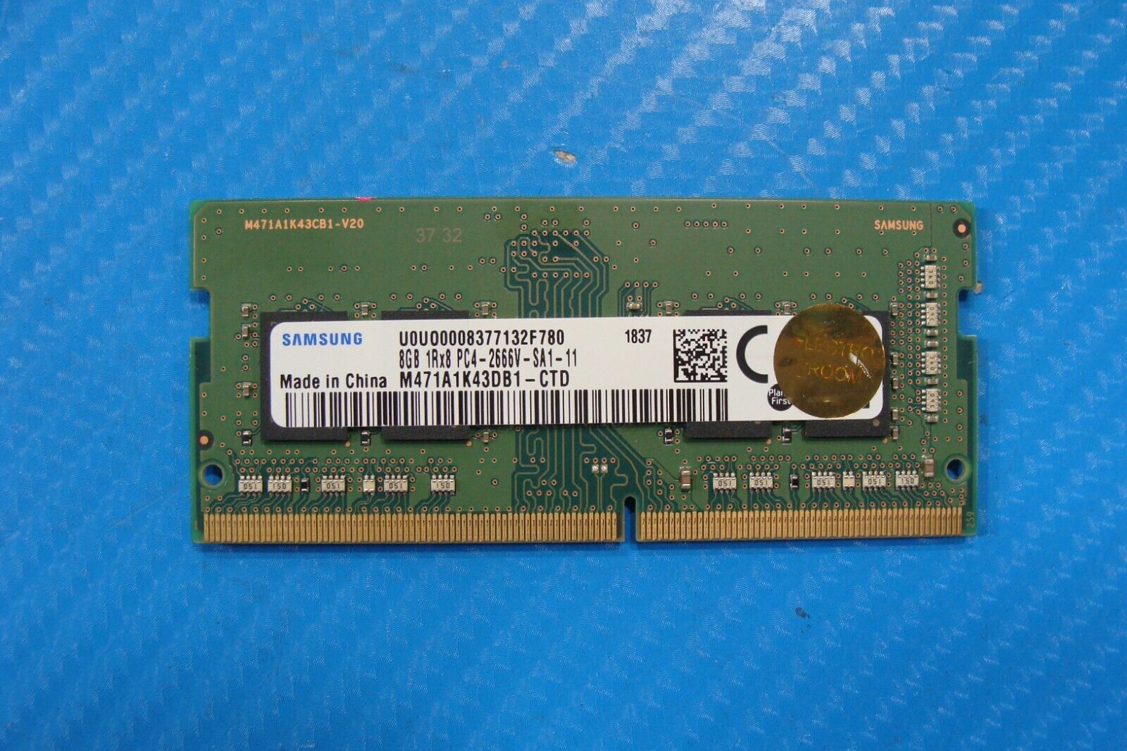 HP 14-cf0013dx Samsung 8GB 1Rx8 PC4-2666V Memory RAM SO-DIMM M471A1K43DB1-CTD