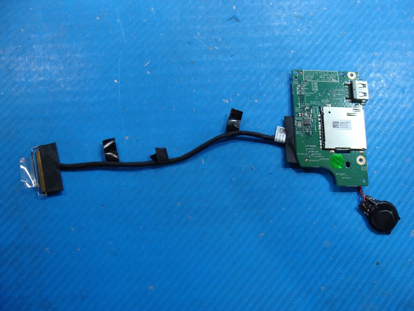 Dell Inspiron 15.6 5579 2in1 I/O USB Card Reader Board w/Cable 3GX53 3WVWP 3F2F4