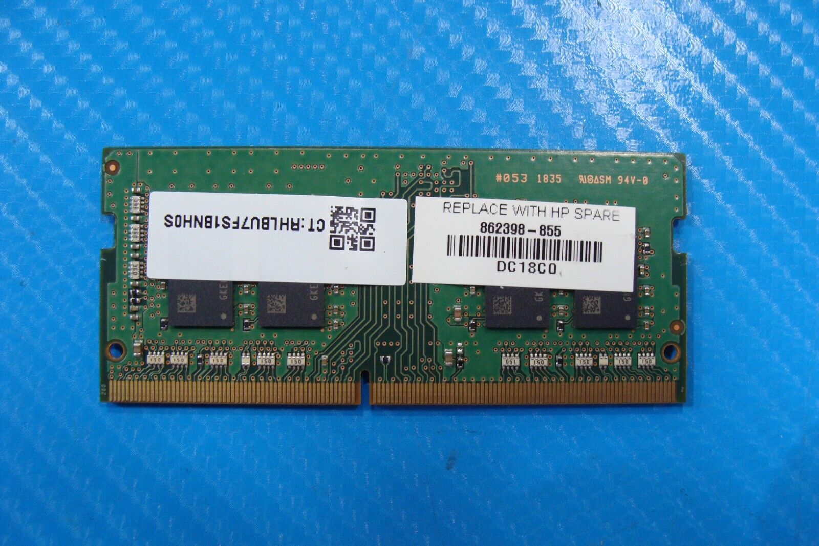 HP 15-cs1063cl Samsung 8GB 1Rx8 PC4-2666V Memory RAM SO-DIMM M471A1K43DB1-CTD