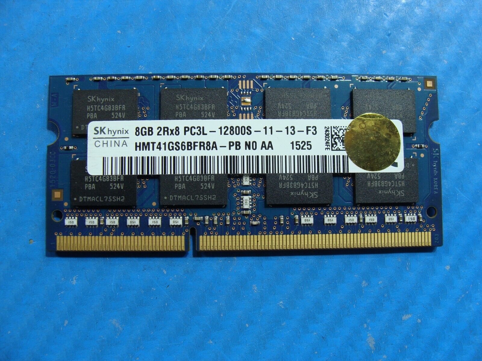 Asus G551JW SK Hynix 8GB 2Rx8 PC3L-12800S Memory RAM SO-DIMM HMT41GS6BFR8A-PB