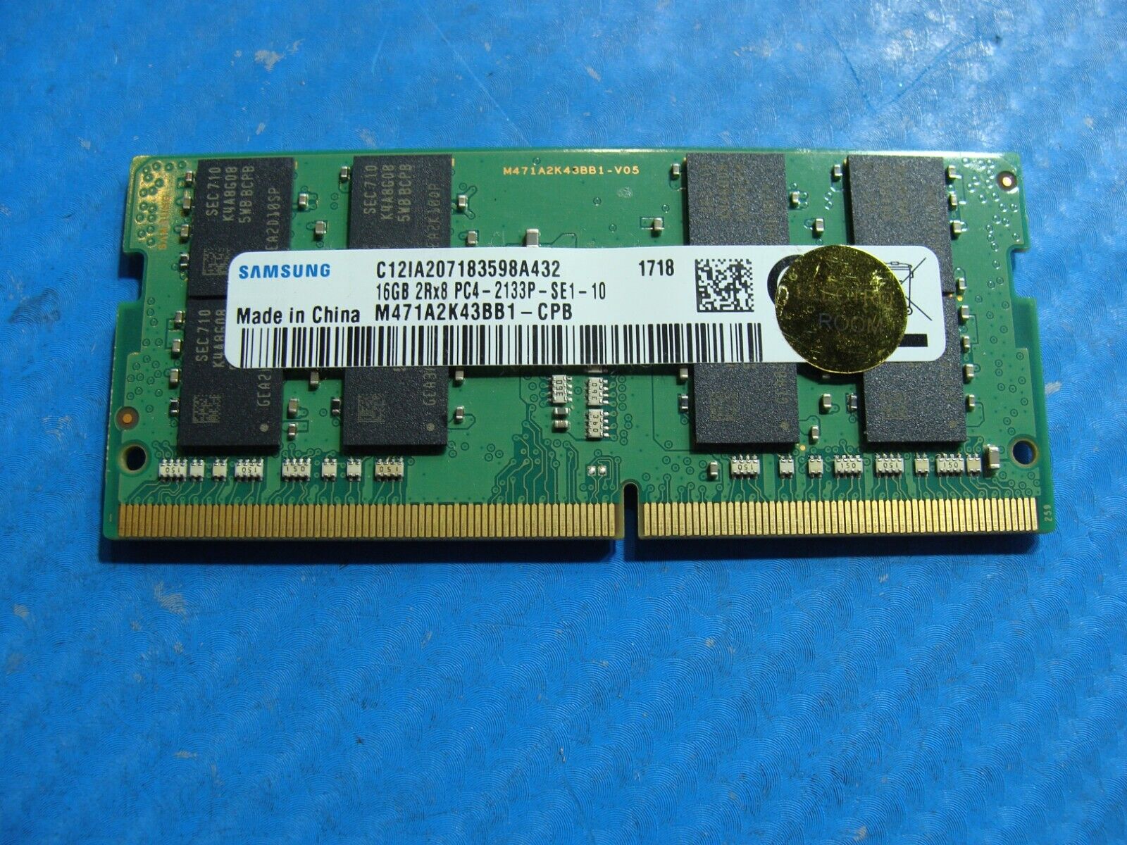 Dell 7510 Samsung 16GB 2Rx8 PC4-2133P Memory RAM M471A2K43BB1-CPB