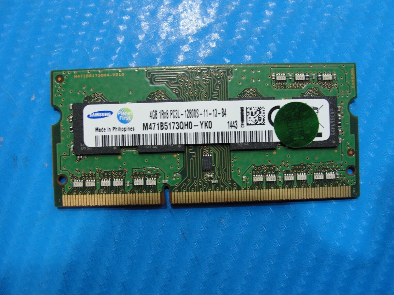 Dell 15 7548 Samsung 4GB 1Rx8 PC3L-12800S Memory RAM SO-DIMM M471B5173QH0-YK0