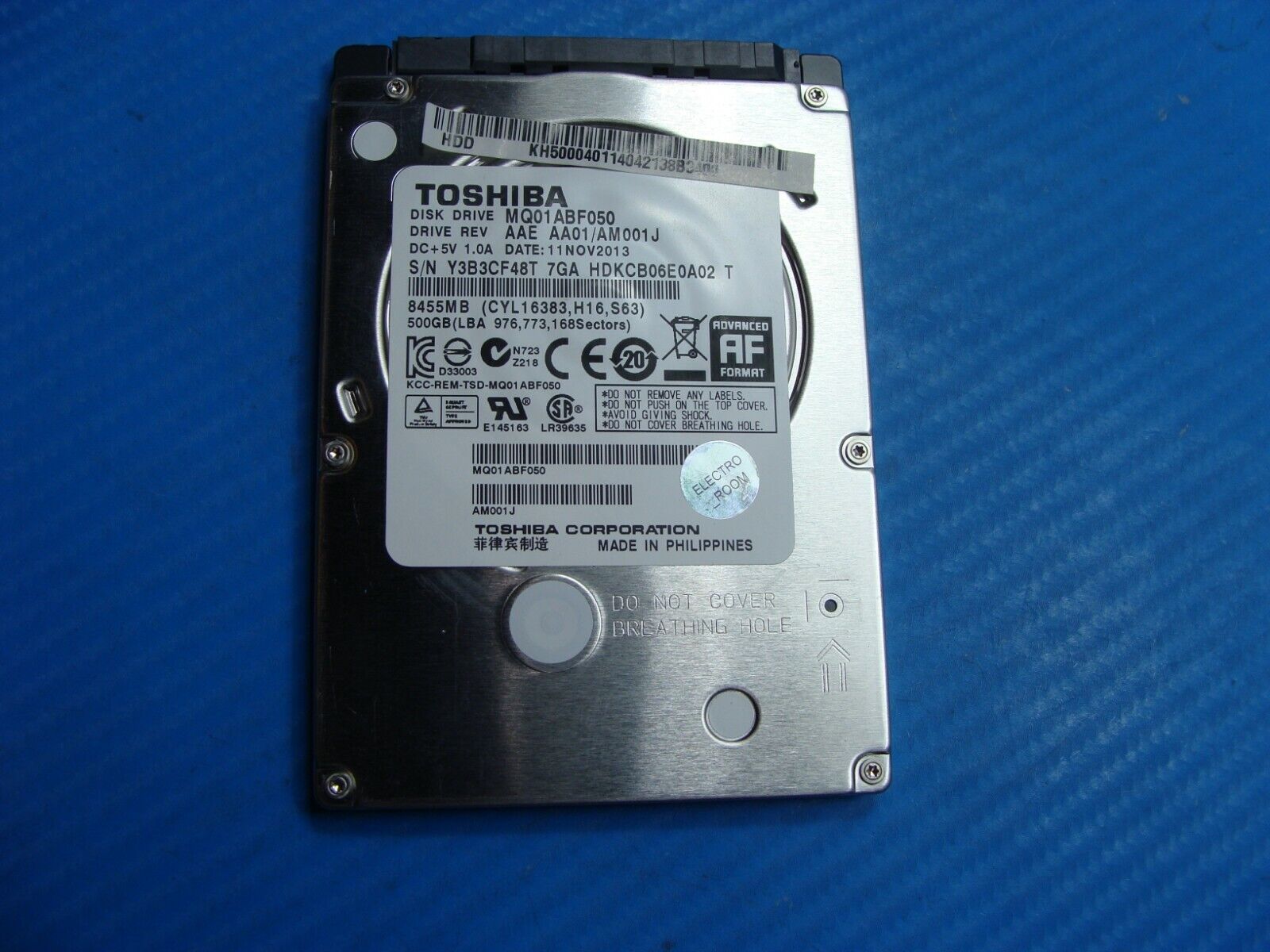 Acer Aspire E1-510-2500 Toshiba 500GB SATA 2.5