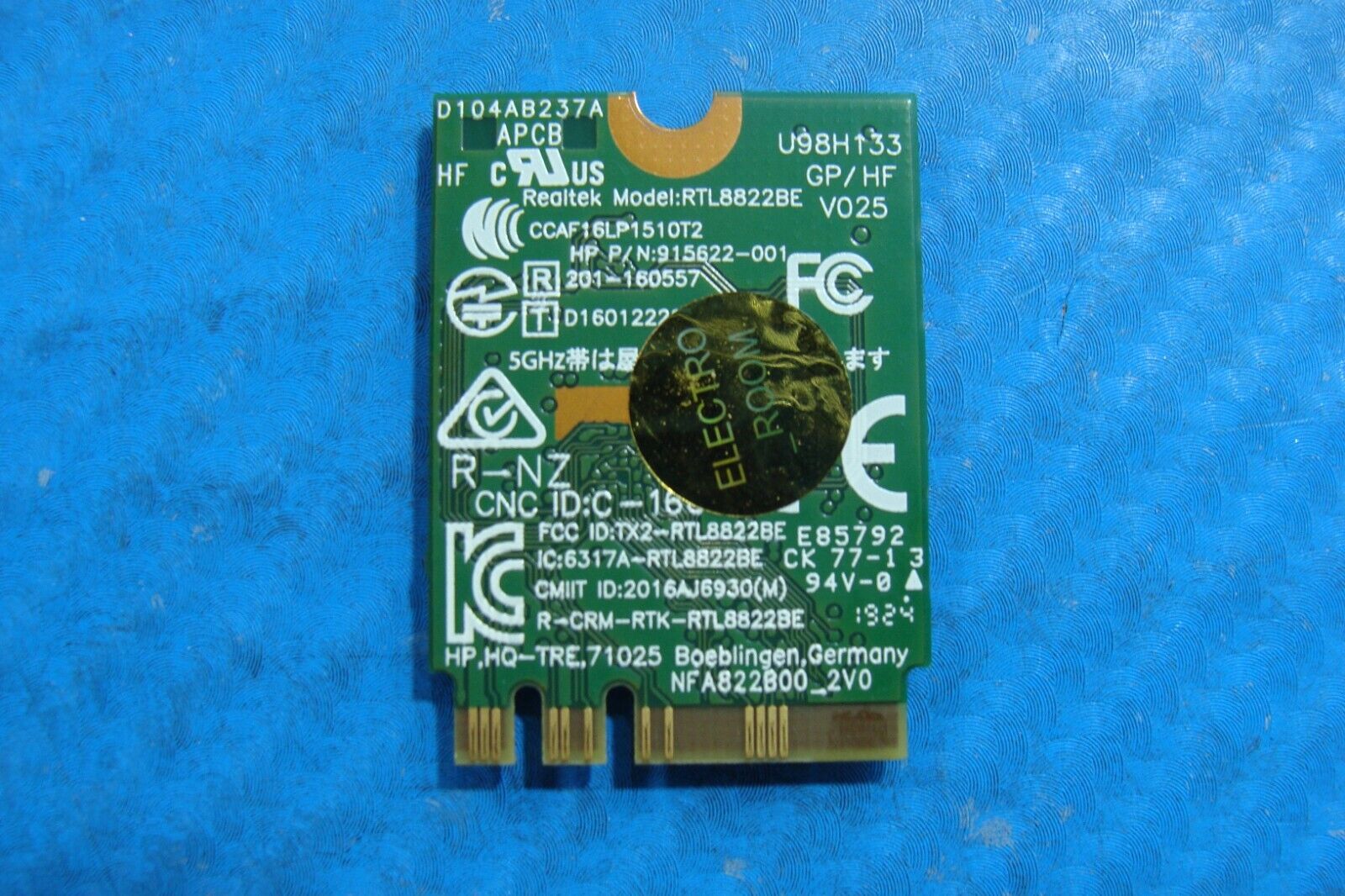 HP AIO 24-f1047c Genuine WiFi Wireless Card RTL8822BE 915622-001 915623-001