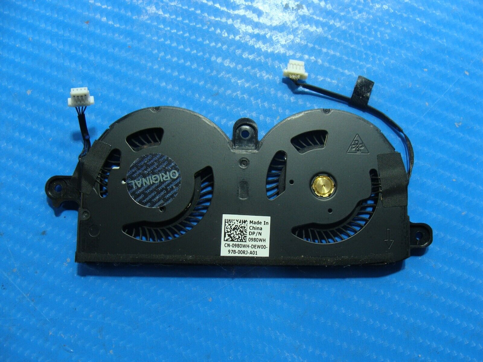 Dell XPS 13.3” 13 9380 Genuine Laptop CPU Cooling Fans 980WH DC28000NIF0