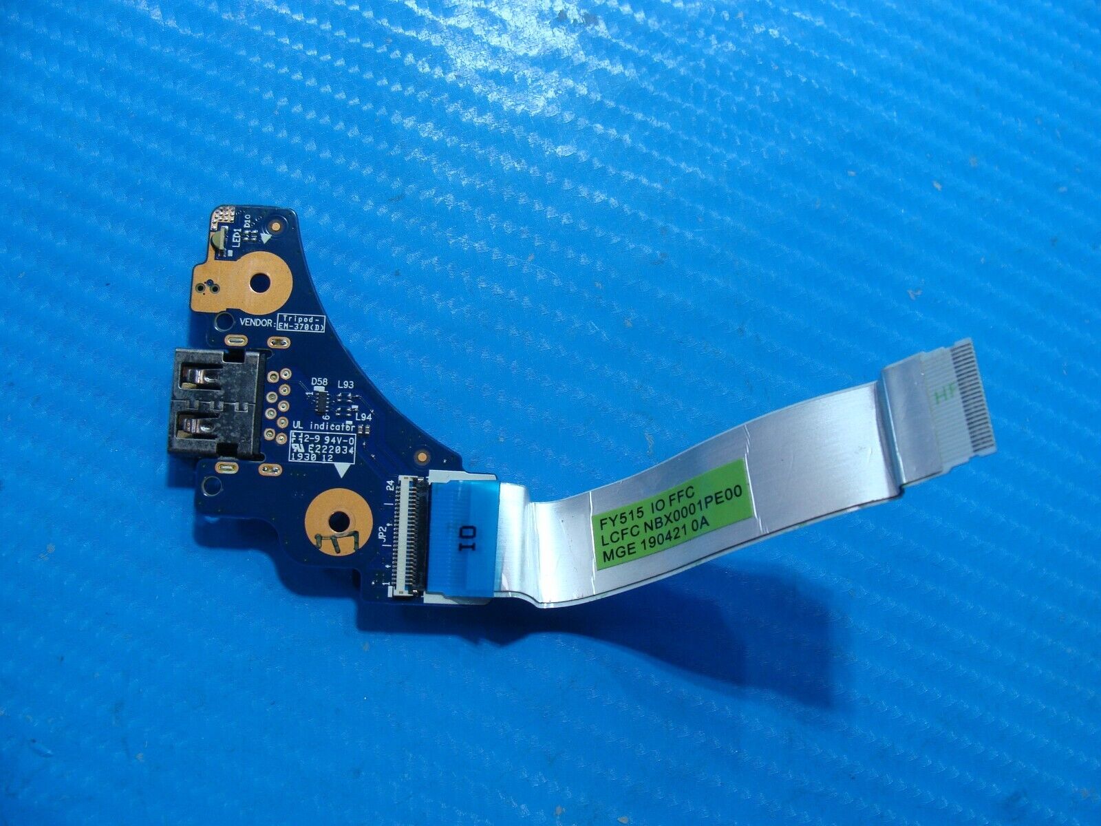 Lenovo Legion 15.6” Y545 81Q6 OEM Laptop USB Audio Port Board w/Cable NS-C225