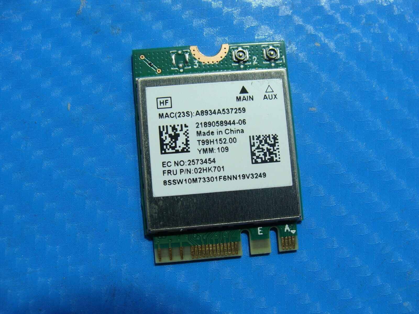 Lenovo ThinkPad 15.6” E15 Gen 2 OEM Laptop Wireless WiFi Card RTL8822CE 02HK701