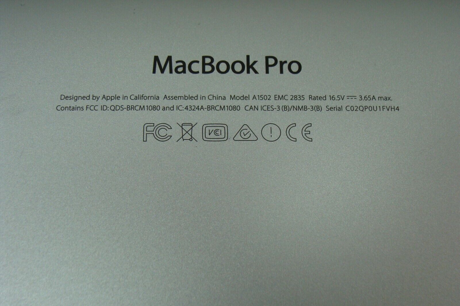 MacBook Pro A1502 13