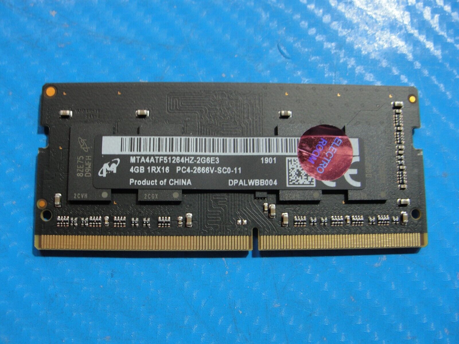 iMac A2116 Micron 4GB 1Rx16 PC4-2666V SO-DIMM Memory RAM MTA4ATF51264HZ-2G6E3