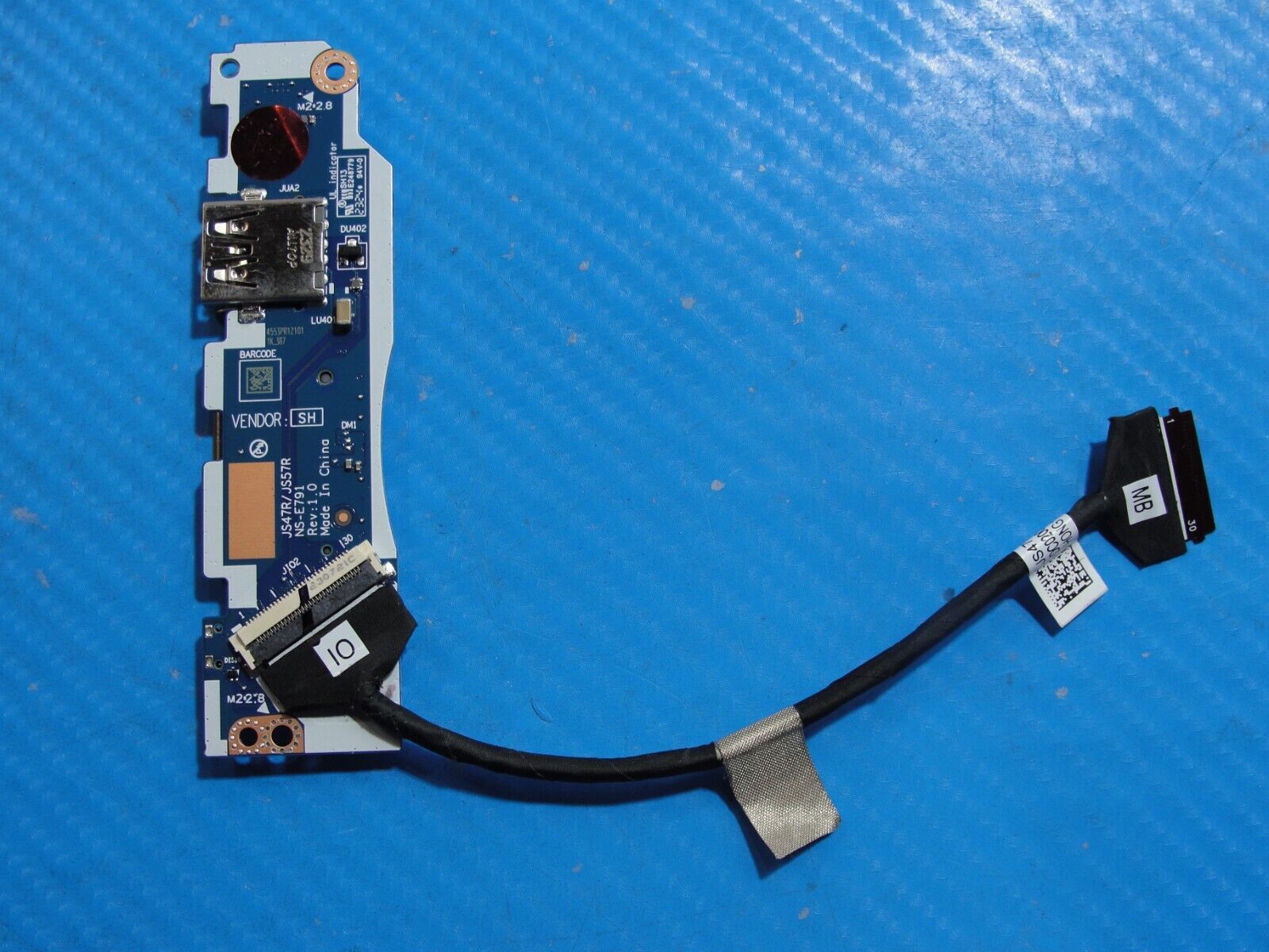 Lenovo IdeaPad 14” 1 14IGL7 USB Power Button Reader Card Board w/Cable NS-E791