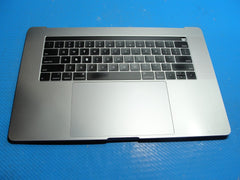 MacBook Pro A1990 2019 MV902LL/A 15" Top Case Palmrest NO Battery Gray 661-13163