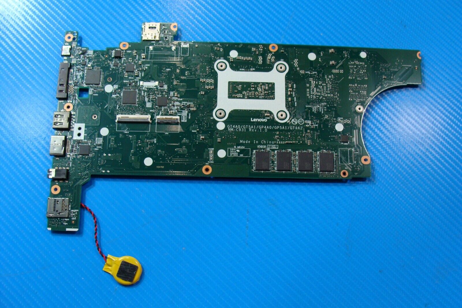 Lenovo ThinkPad 14” T14 Gen 1 OEM Intel i5-10210U 1.6GHz 8GB Motherboard NM-C931