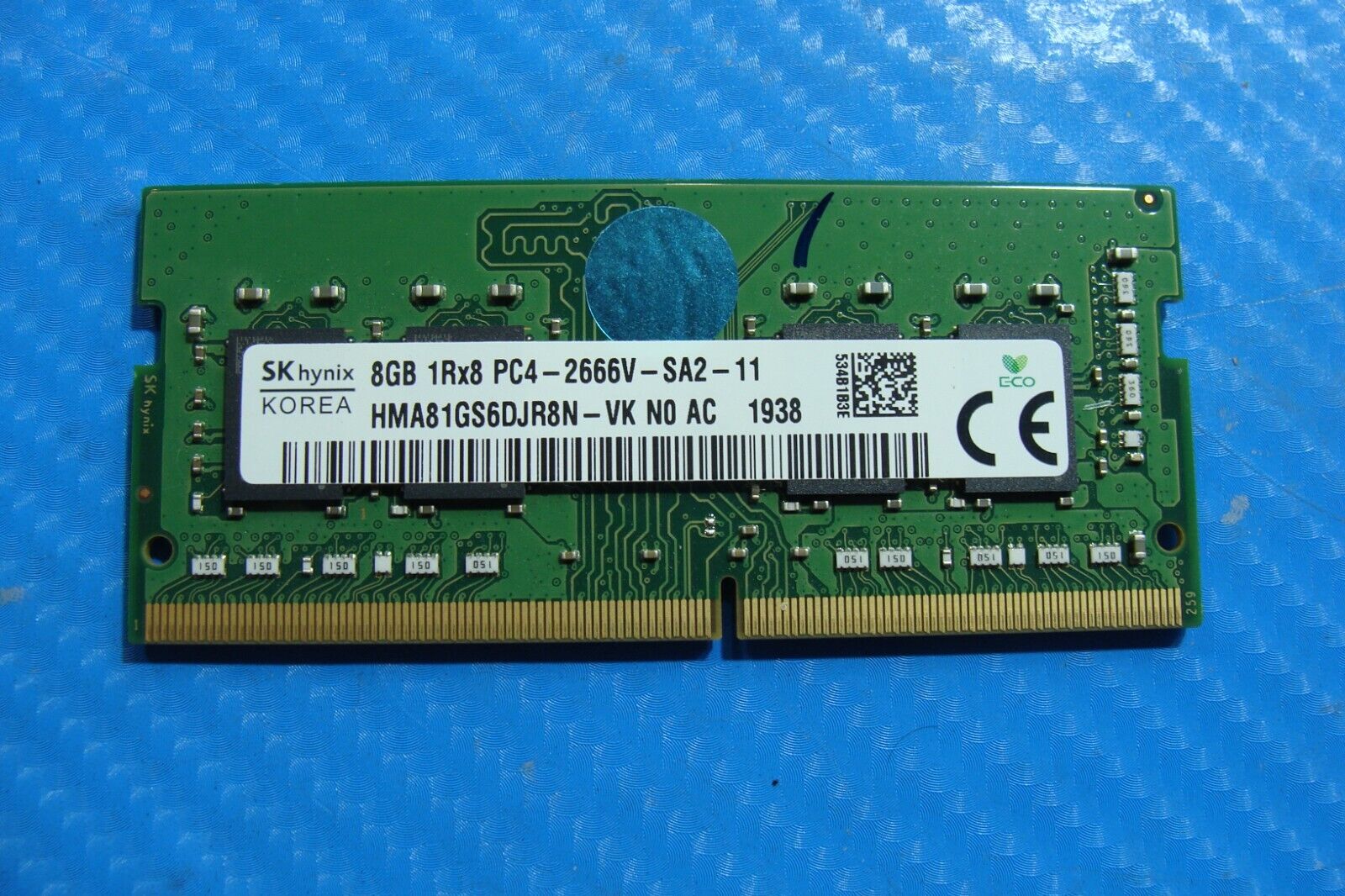 HP 15-dk0056nr SK Hynix 8GB 1Rx8 PC4-2666V Memory RAM SO-DIMM HMA81GS6DJR8N-VK