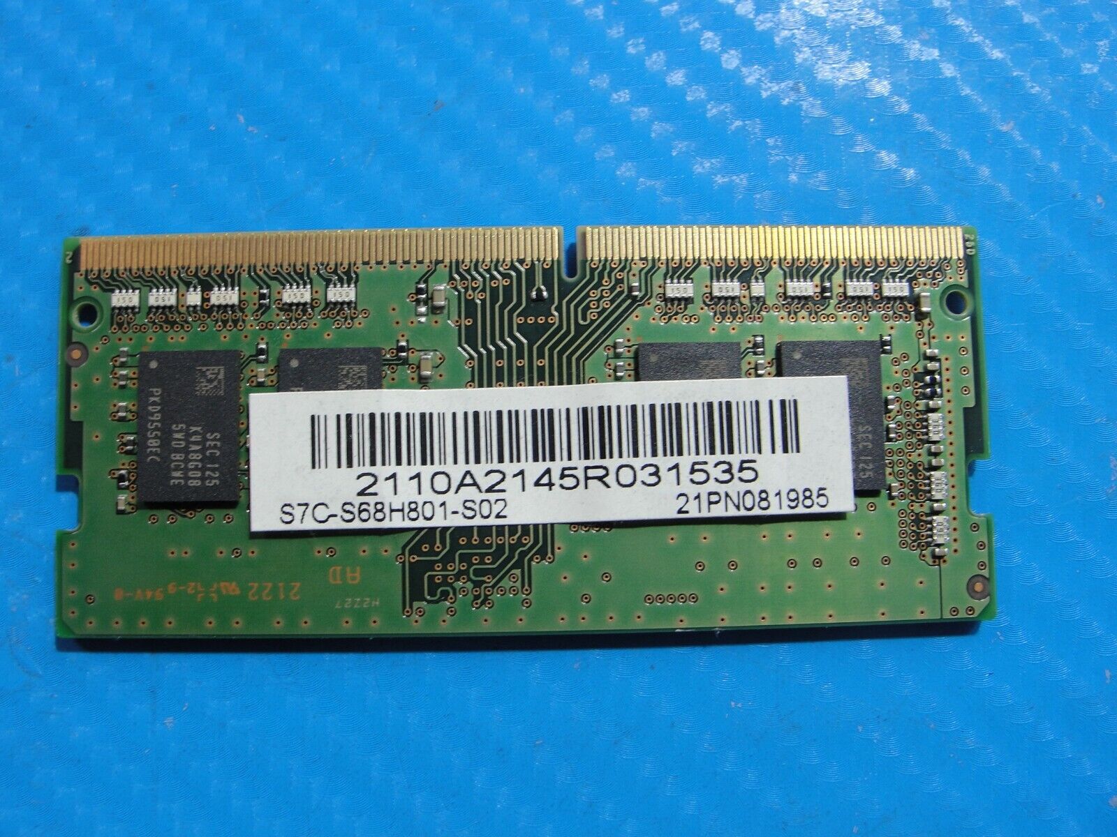 MSI GP76-11UG Samsung 8GB 1Rx8 PC4-3200AA Memory RAM SO-DIMM M471A1K43DB1-CWE