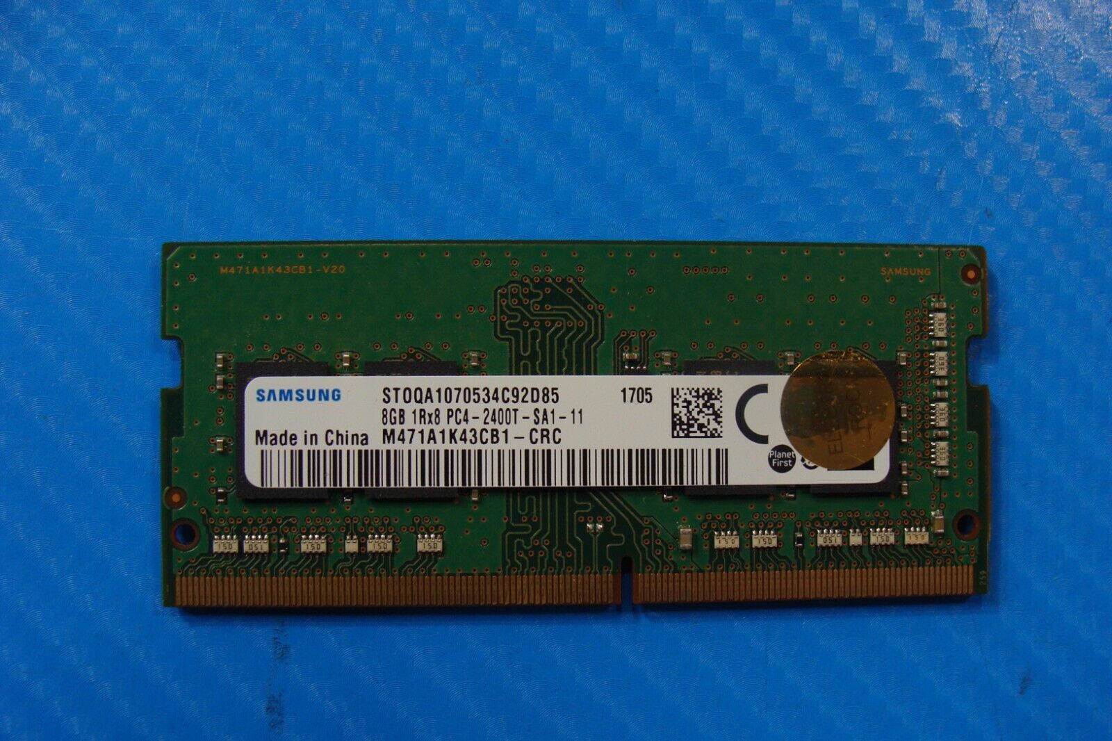 HP 15-bl012dx Samsung 8GB 1Rx8 PC4-2400T Memory RAM SO-DIMM M471A1K43CB1-CRC