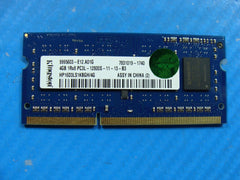 HP 11m-ad013dx Kingston 4GB 1Rx8 PC3L-12800S Memory RAM SO-DIMM HP16D3LS1KBGH/4G