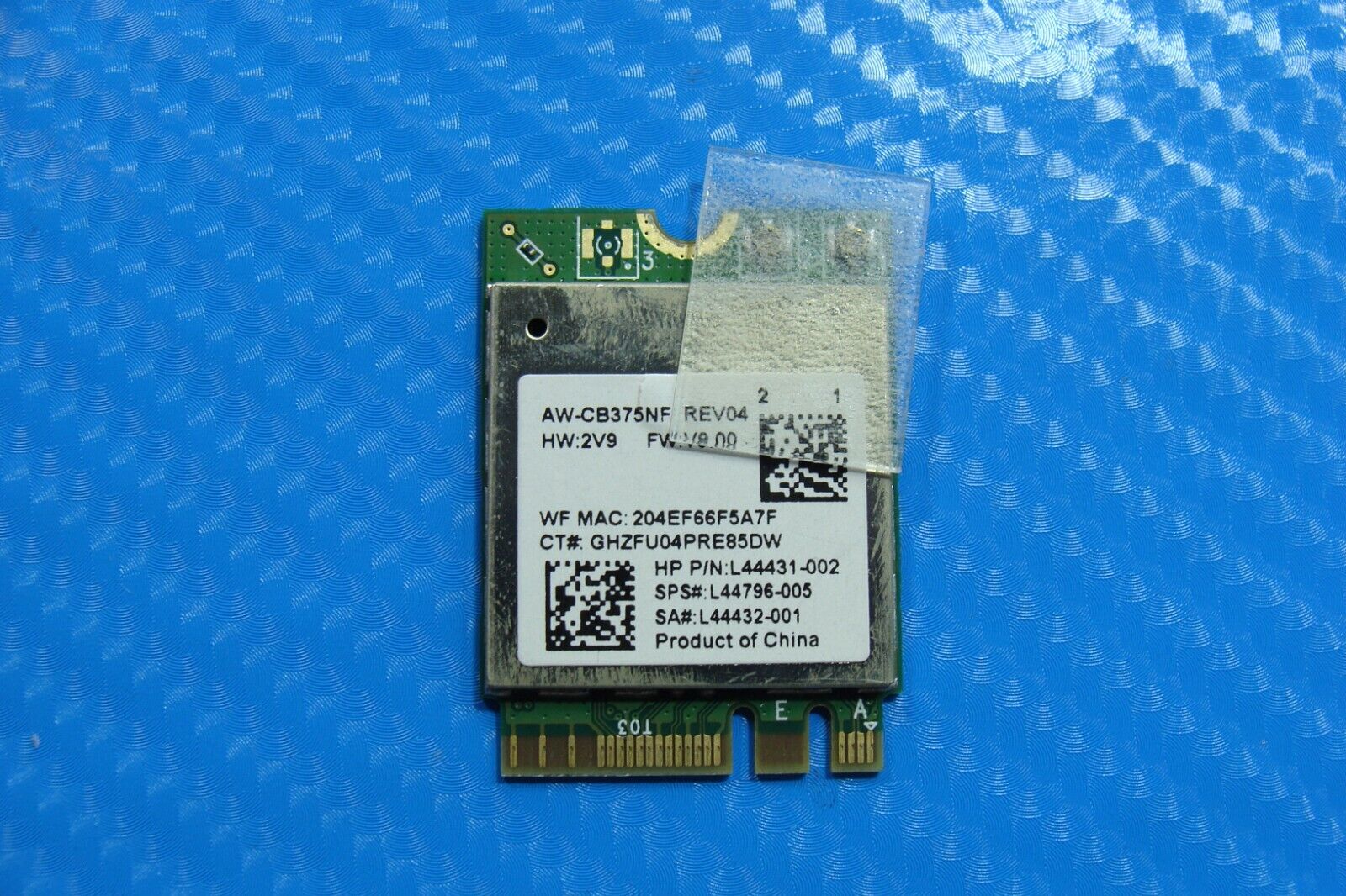 HP Chromebook x360 14” 14a-ca0090wm OEM Wireless WiFi Card RTL8822CE L44431-002