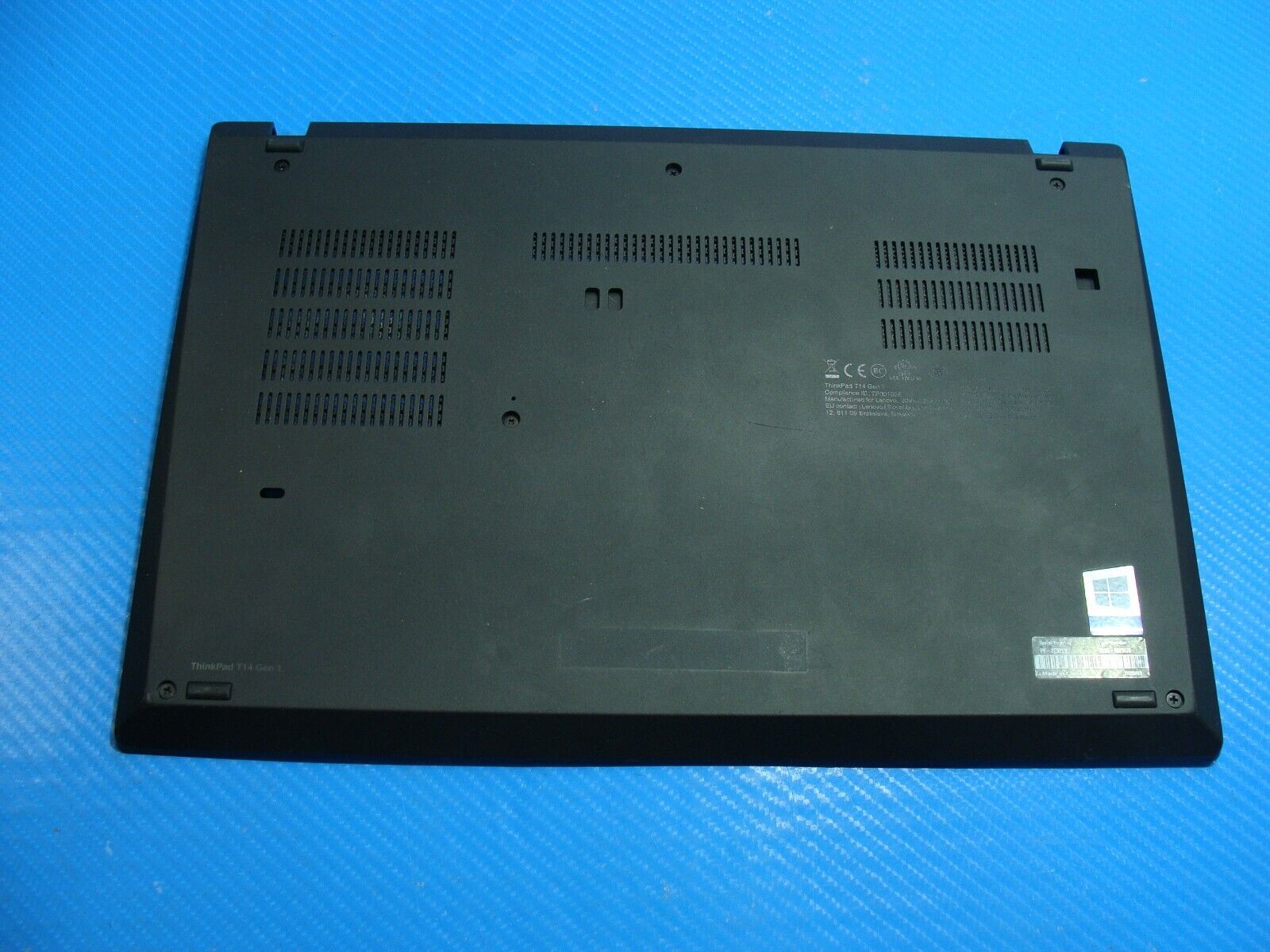 Lenovo ThinkPad 14” T14 Gen 1 Genuine Laptop Bottom Case Base Cover Black