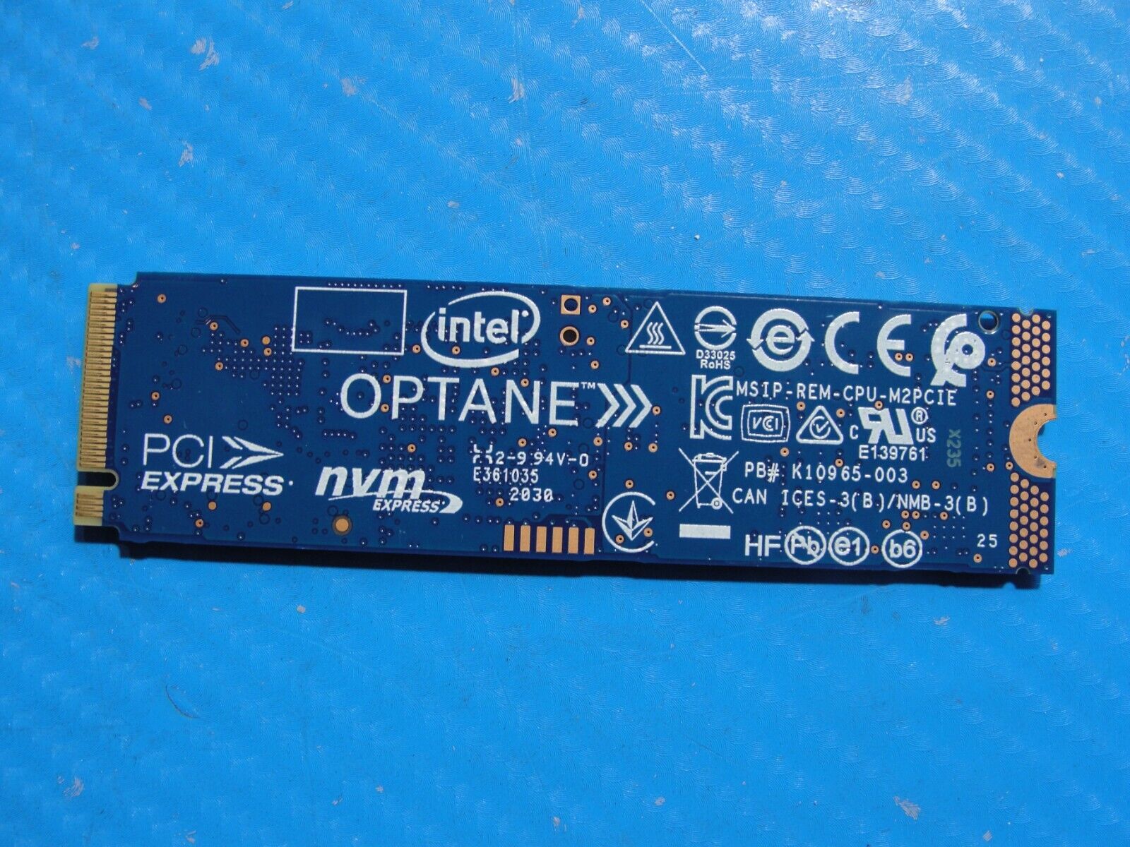 Dell 7706 Intel Optane 32GB 512GB NVMe M.2 SSD Solid State Drive HBRPEKNX0202A