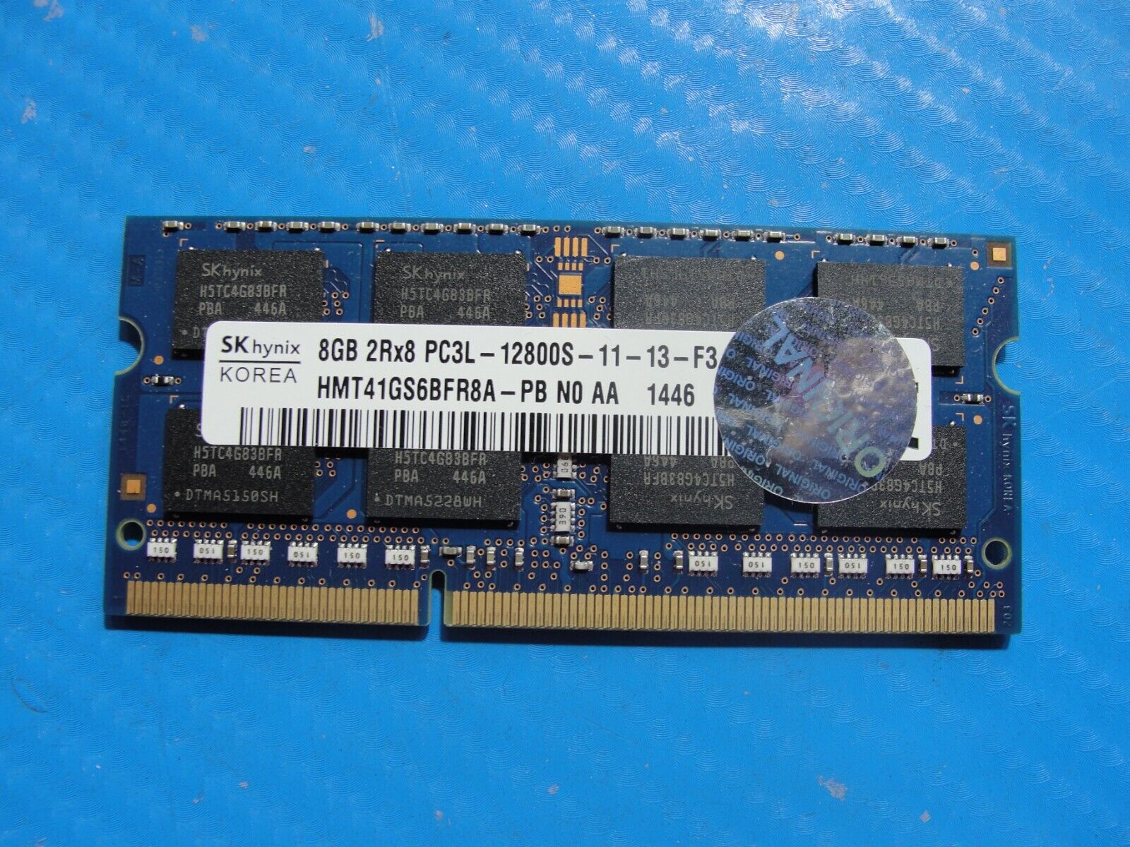 HP 15t-k100 SK Hynix 8GB 2Rx8 PC3L-12800S SO-DIMM Memory RAM HMT41GS6BFR8A-PB