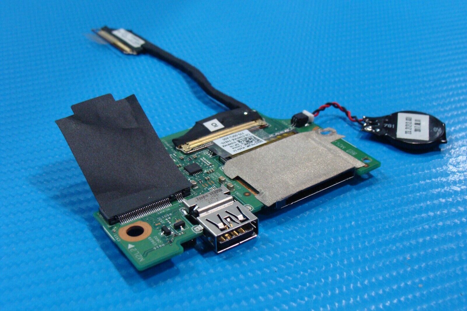 Dell Inspiron 13.3” 13 7373 2in1 USB Power Button SD Reader Board w/Cable 3MFMX