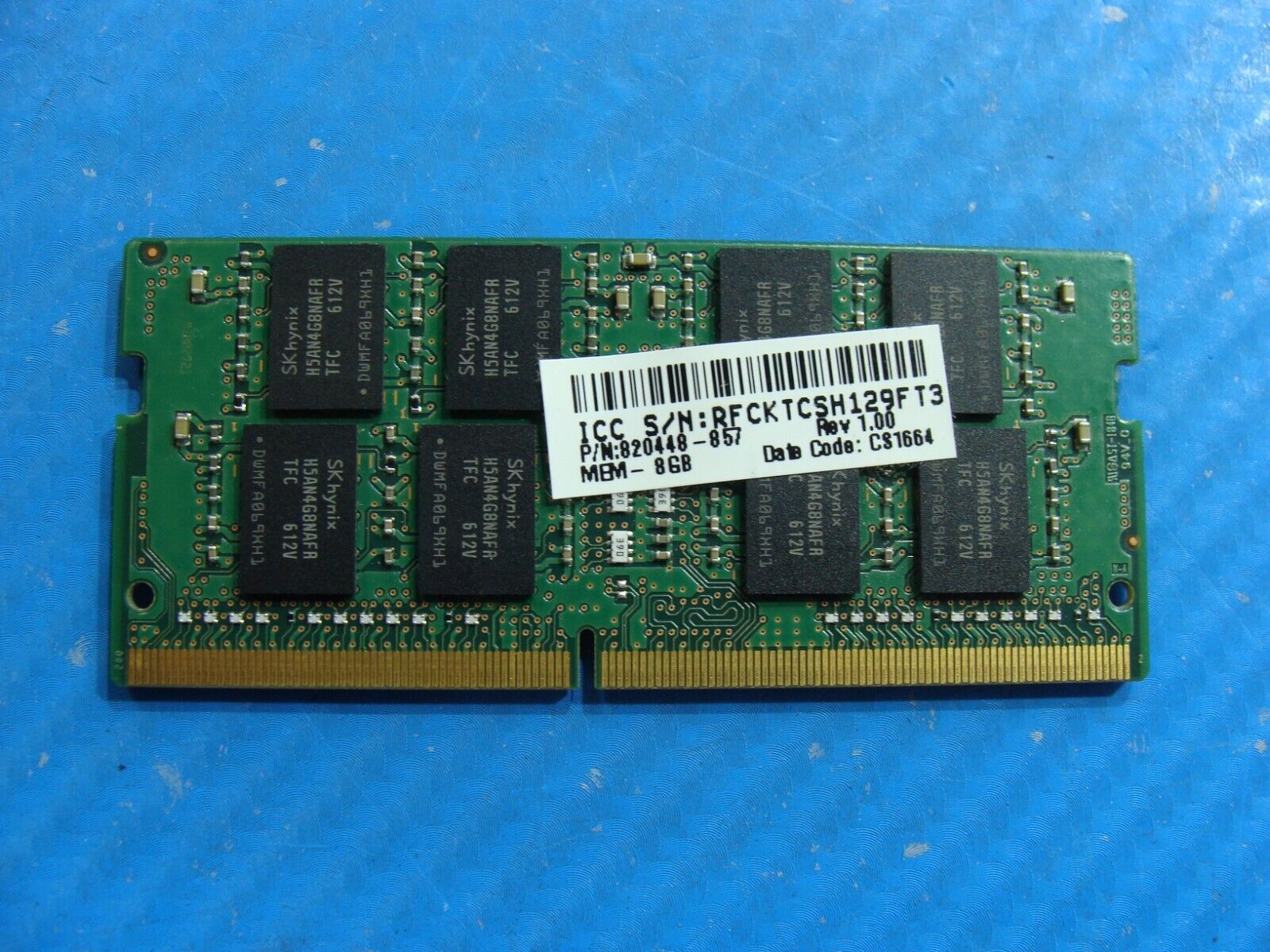 HP 15-ec2121nr SK Hynix 8GB 1Rx8 PC4-2400T Memory RAM SO-DIMM HMA41GS6AFR8N-TF