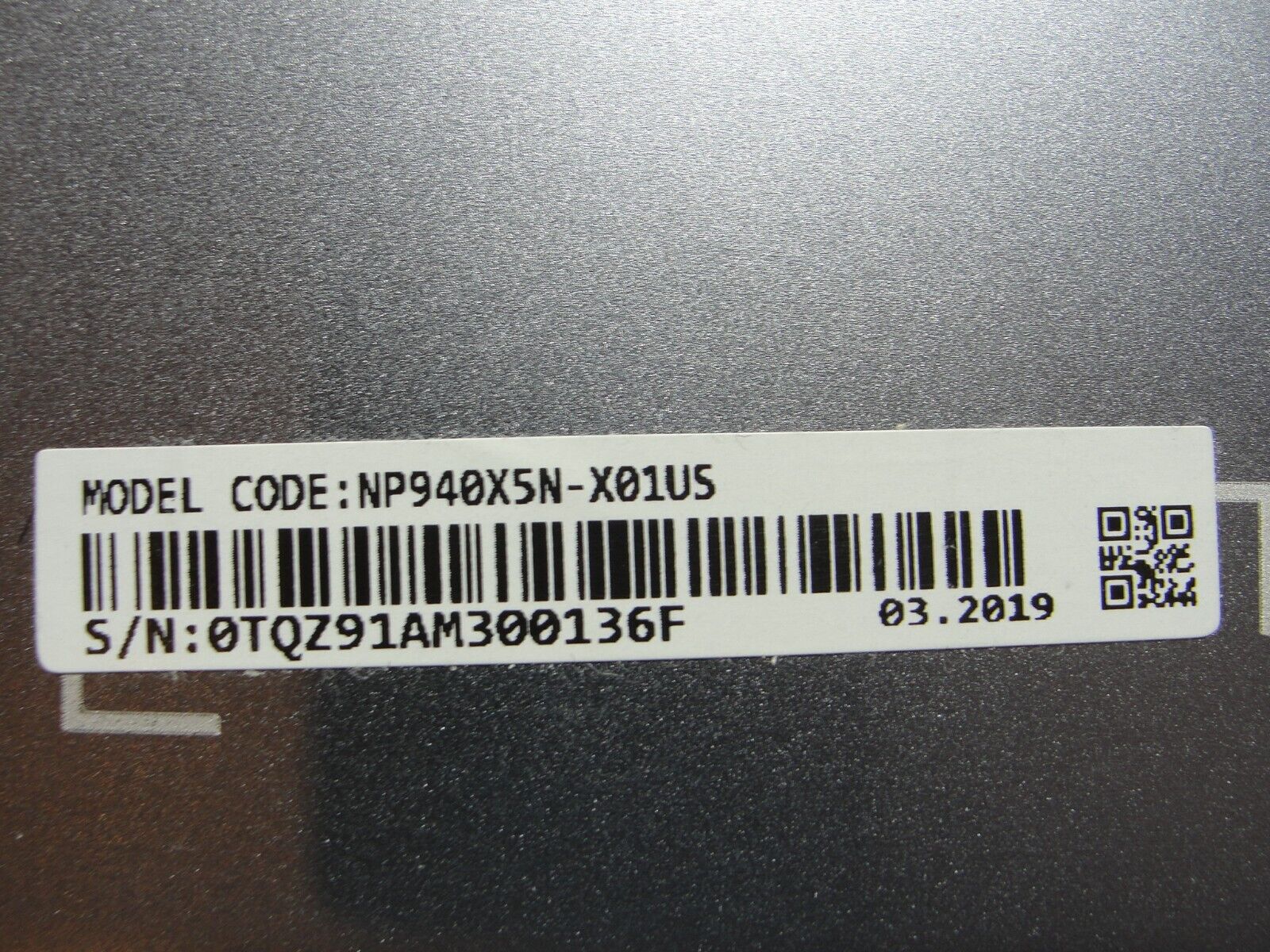 Samsung Notebook 9 Pro 15.6” NP940X5N-X01US OEM Laptop Bottom Case BA98-01130A