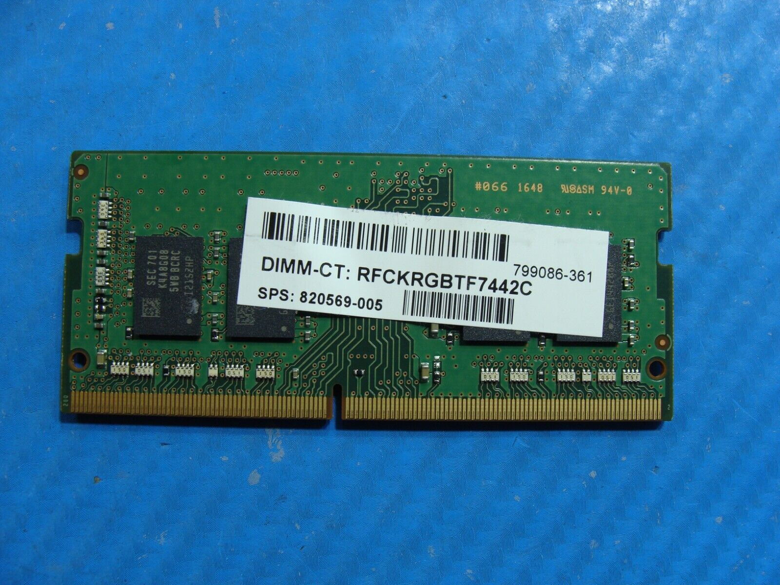 HP m6-aq103dx Samsung 8GB 1Rx8 PC4-2133P Memory RAM SO-DIMM M471A1K43BB1-CRC