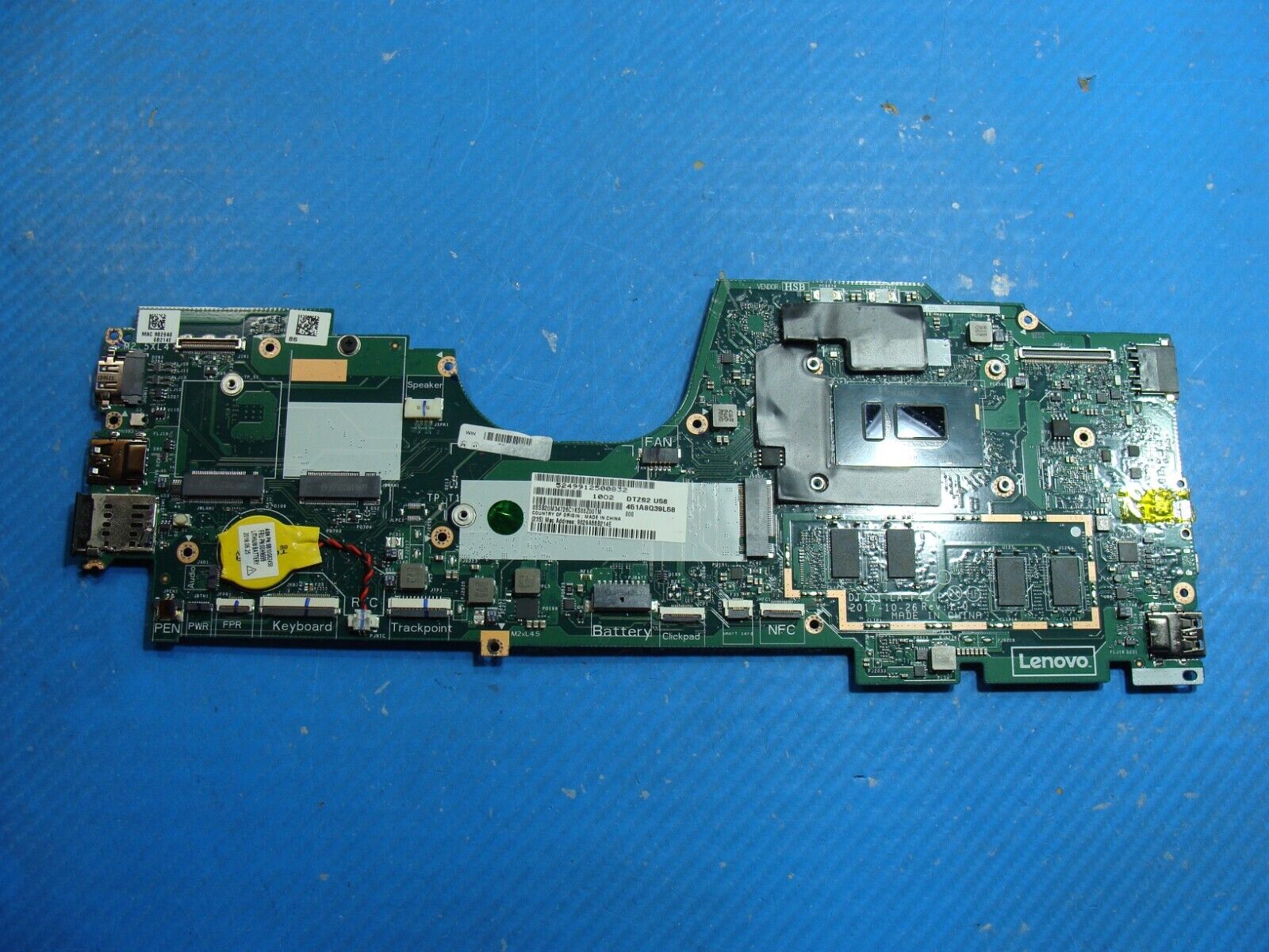 Lenovo ThinkPad 13.3” X380 Yoga i5-8350U 1.7GHz 8GB Motherboard 8SSB20M34726