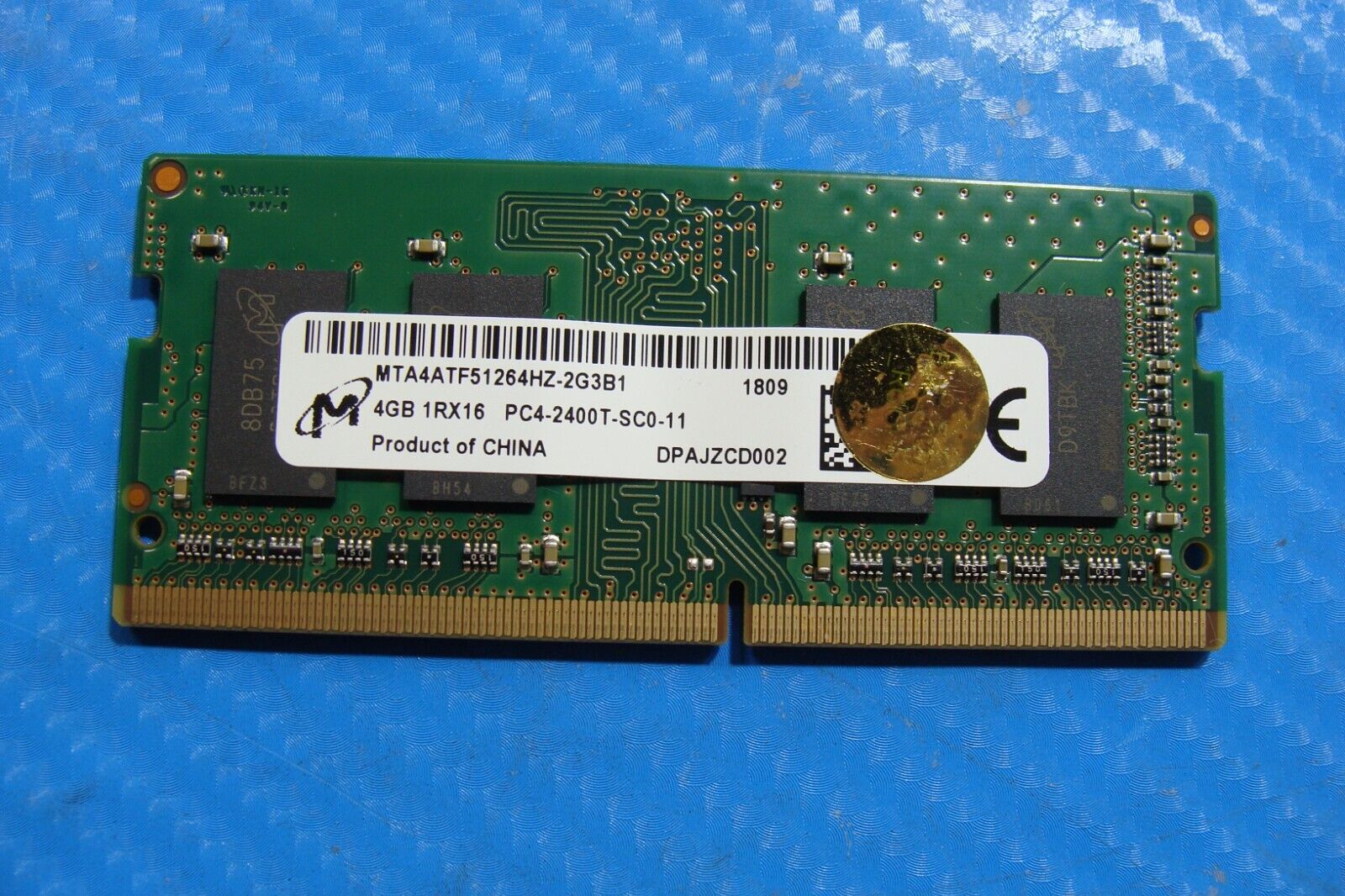 HP 15-bw012nr Micron 4GB PC4-2400T Memory RAM SO-DIMM MTA4ATF51264HZ-2G3B1