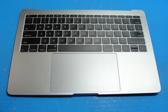 MacBook Pro A1708 2016 MLL42LL/A 13" Top Case Palmrest NO Battery Gray 661-05114