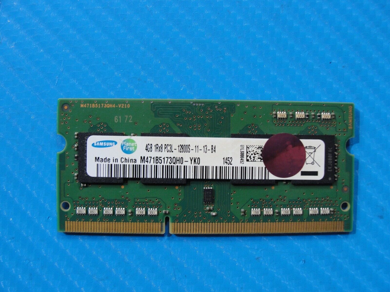 Toshiba S70-B Samsung 4GB 1Rx8 PC3L-12800S Memory RAM M471B5173QH0-YK0