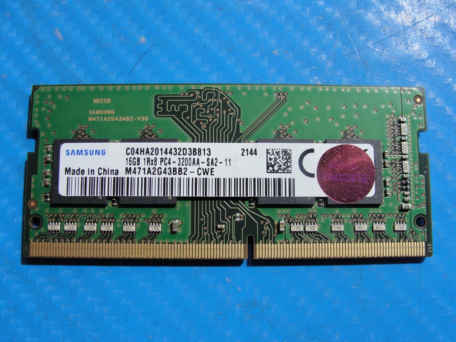 Dell 5520 Samsung 16GB 1Rx8 PC4-3200AA SO-DIMM Memory RAM M471A2G43BB2-CWE