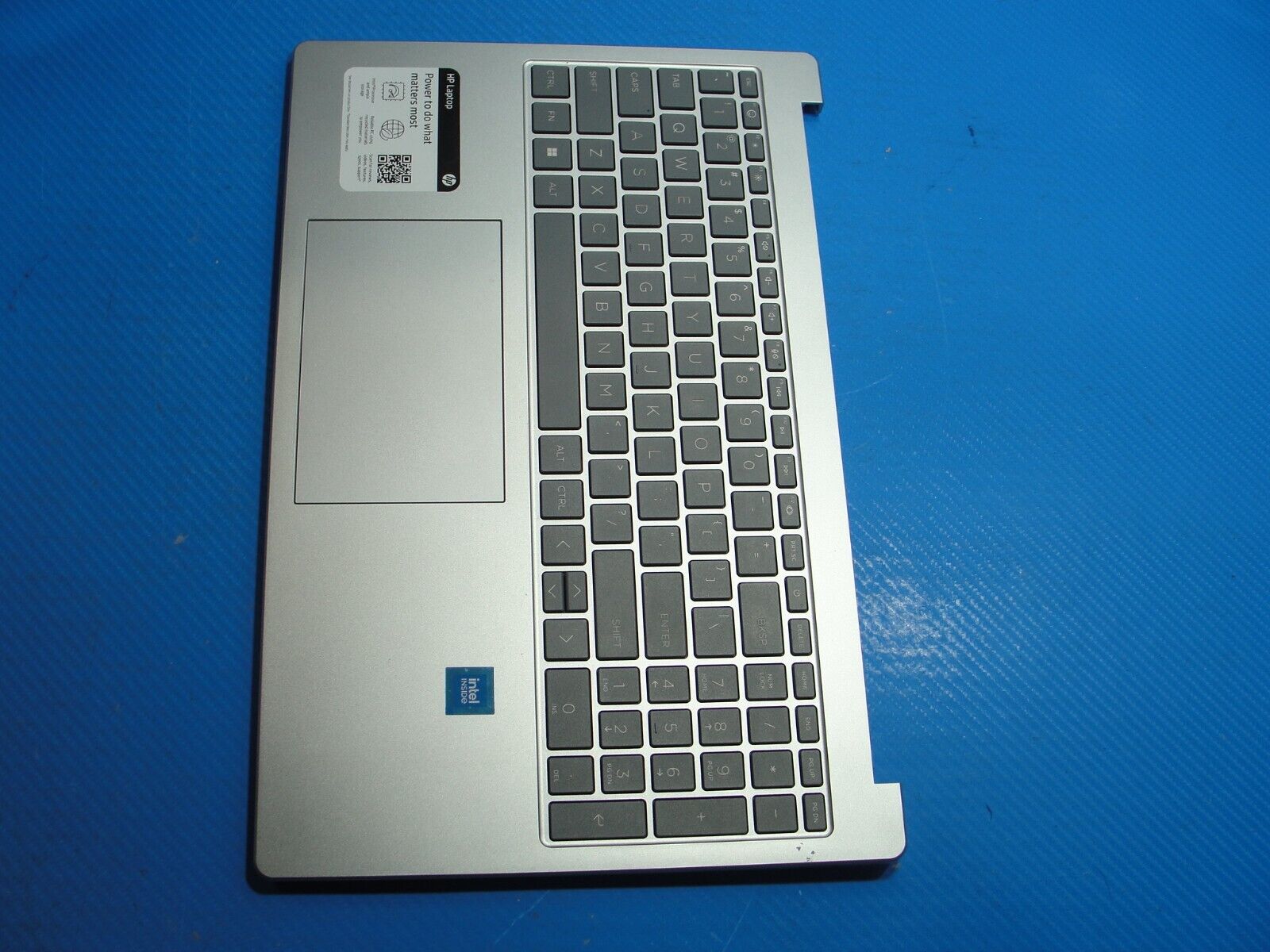 HP 15.6” 15-fd0083wm Genuine Laptop Palmrest w/Keyboard & Speakers EA0PD00701A